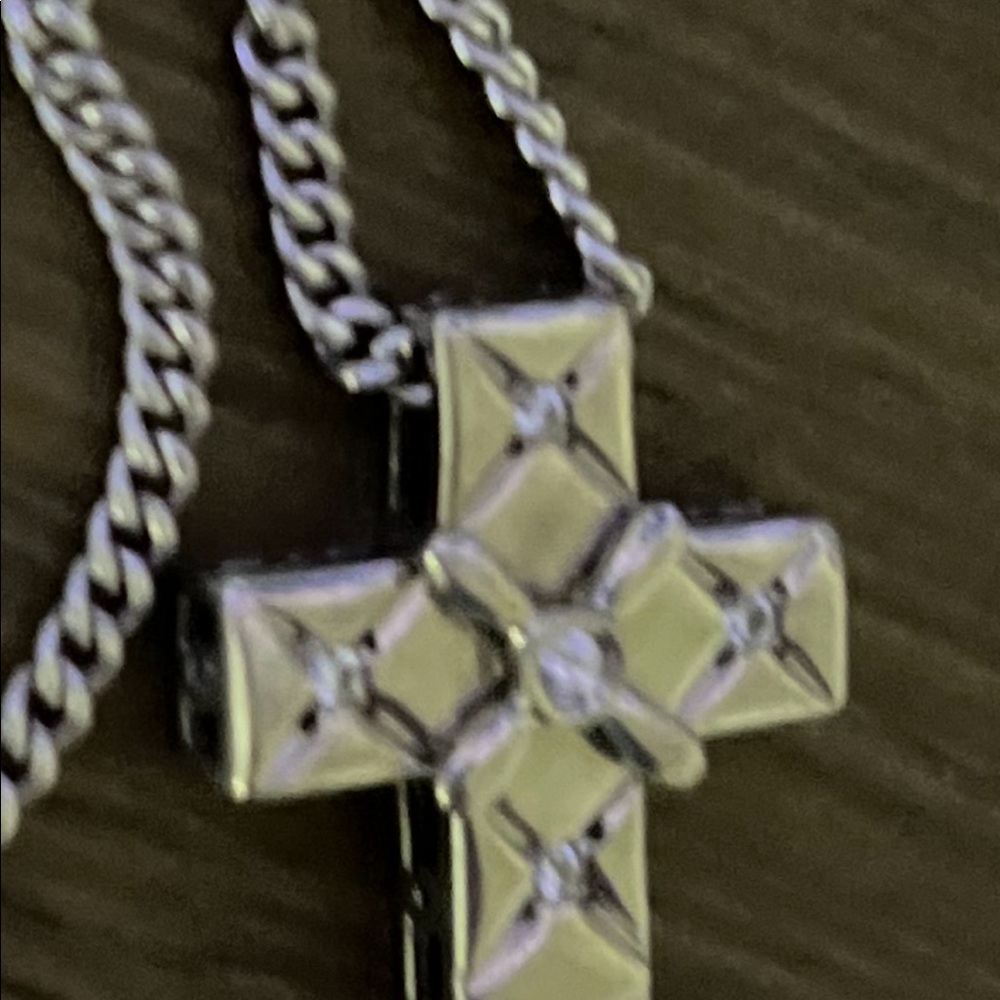 Beautiful Chanel Styled Patterned Cross! - image 2